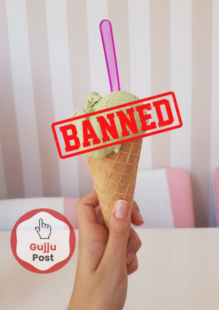 use of plastic stick in ice-cream